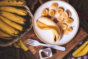 Bananes entières et en rondelles